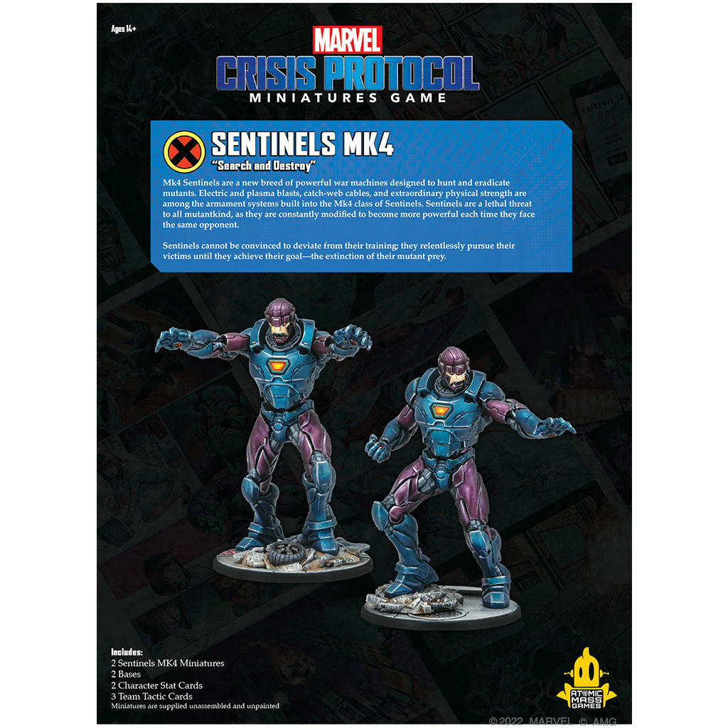 Image of Marvel Crisis Protocol SentinelS MK4 Expansion ASMCP51EN