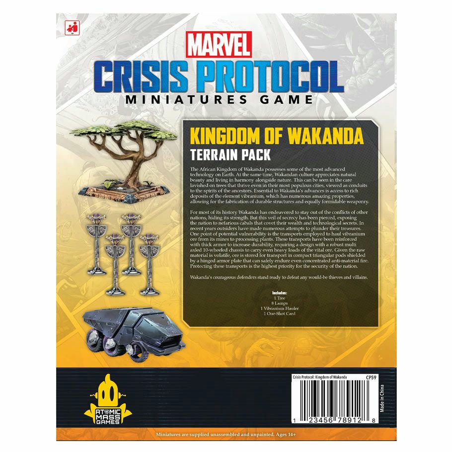 Image of Marvel Crisis Protocol Miniatures Game Kingdom of Wakanda Terrain Pack ASMCP59