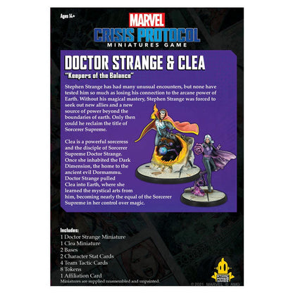 Image of Marvel Crisis Protocol Game Doctor Strange & Clea Expansion ASMCP67