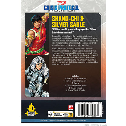 Image of Marvel Crisis Protocol Shang-Chi & Silver Sable Character Expansion ASMCP69