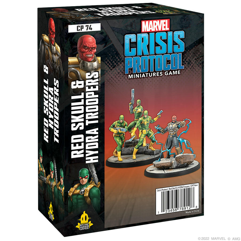 Image of Marvel Crisis Protocol Red Skull & Hydra Troopers Expansion ASMCP74EN