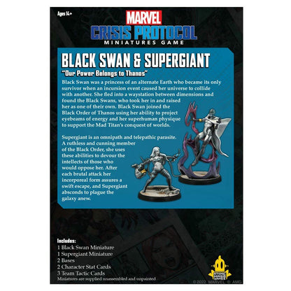 Image of Marvel Crisis Protocol Black Swan & Supergiant Expansion ASMCP81EN