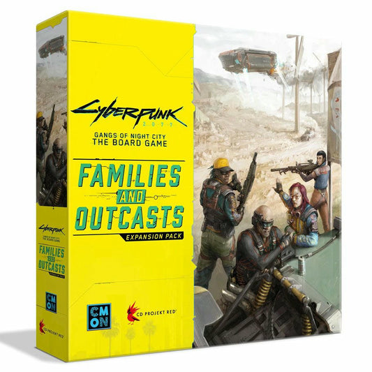 Image of Cyberpunk 2077 Games of Night City Board Game: Families and Outcasts Expansion