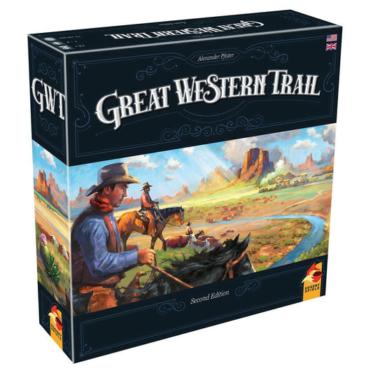 Image of Great Western Trail 2nd Edition Board Game by Asmodee Games ASMES519