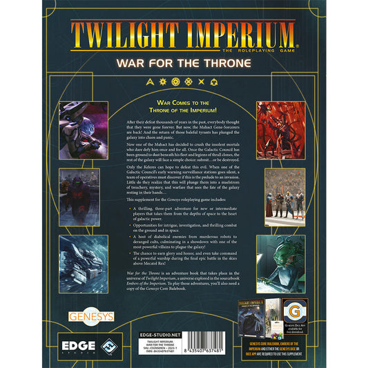 Image of Twilight Imperiam RPG: War for the Throne Space Opera Adventure by Edge Studios