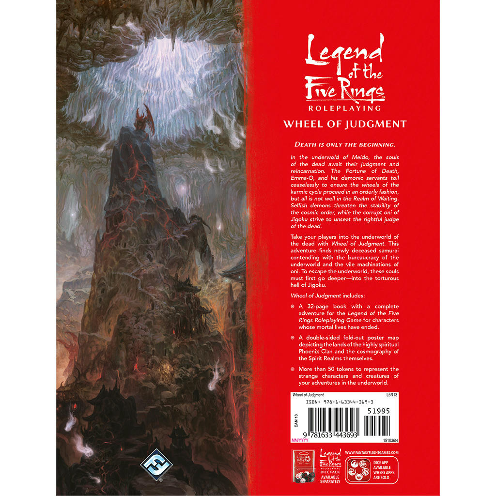 Image of Legend of the Five Rings RPG Wheel of Judgement Adventure Fantasy Flight L5R13