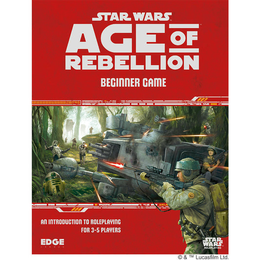 Image of Star Wars Age of Rebellion RPG: Beginner Game Set Edge Studios ASMESSWA01EN