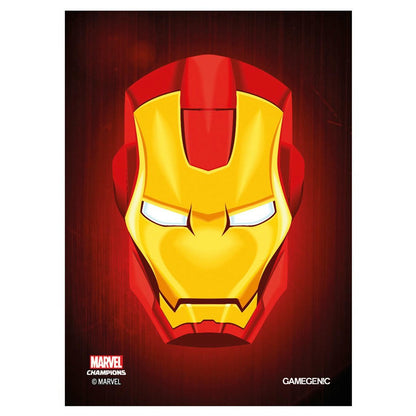 Image of Iron Man Marvel Champions TCG Game Sleeves 66x91mm (50) GameGenic 