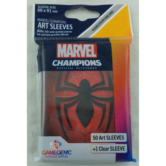 Image of Marvel Spider-Man Standard Game Sleeves 62x94mm (50) GameGenic ASMG10093
