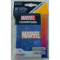 Image of Marvel Blue Art Matte Standard Game Sleeves 62x94mm (50) GameGenic ASMG10106