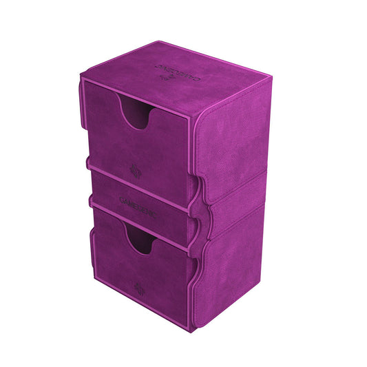 Image of Gamegenic Purple Stronghold 200+ XL Deck/Card Storage Box ASMGGS20113ML