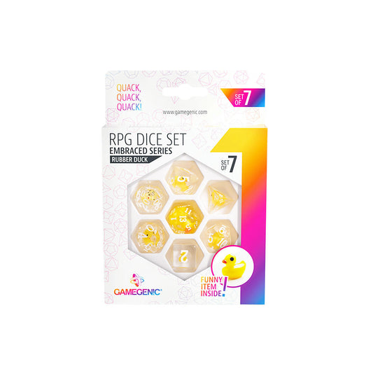 Image of Gamegenic Embraced Series Rubber Duck RPG Dice Set ASMGGS50001ML