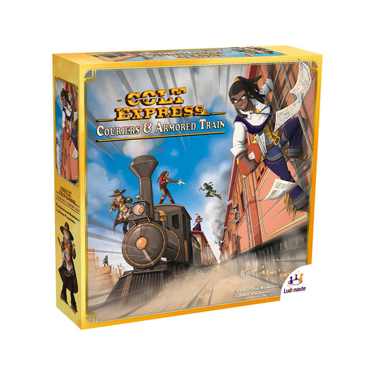 Image of Colt Express board game: Couriers & Armored Train Expansion Asmodee LUCOEX12EN