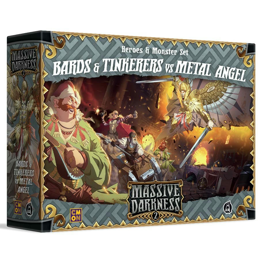 Image of Massive Darkness 2 Bards & Tinkerers Vs Metal Angel Heroes & Monsters Expansion