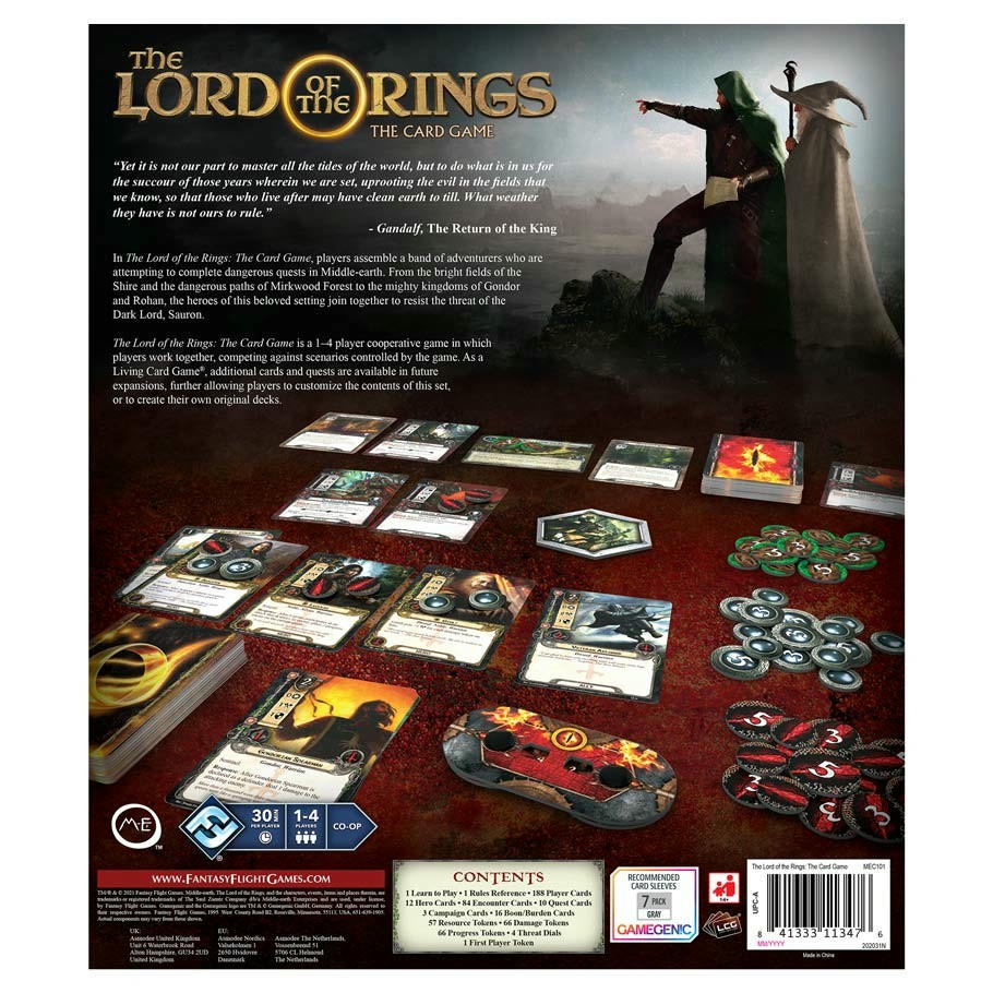 Image of Lord of the Rings Card Game Revised Edition Core Game ASMMEC101