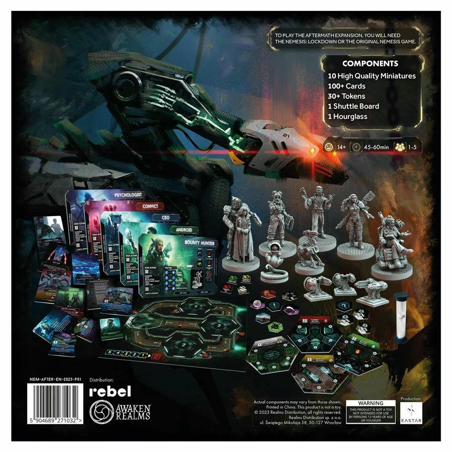 Image of Nemesis Board Game: Aftermath Expansion by Awaken Realms ASMNEM08