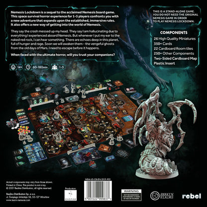 Image of Nemesis Lockdown Board Game by Asmodee Editions/Rebel Games ASMNEMLD01