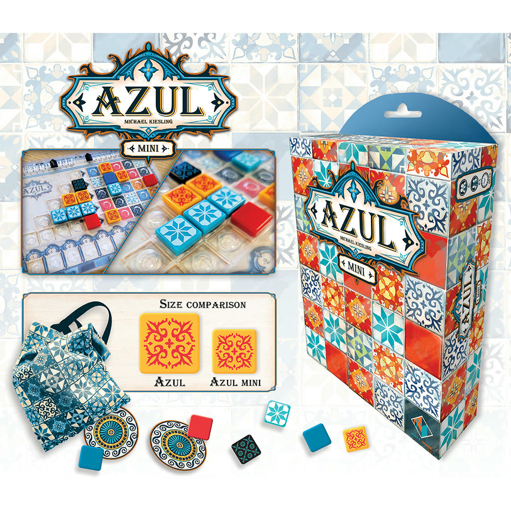 Image of Mini Azul Board Game by Next Move Games ASMNMG60140EN