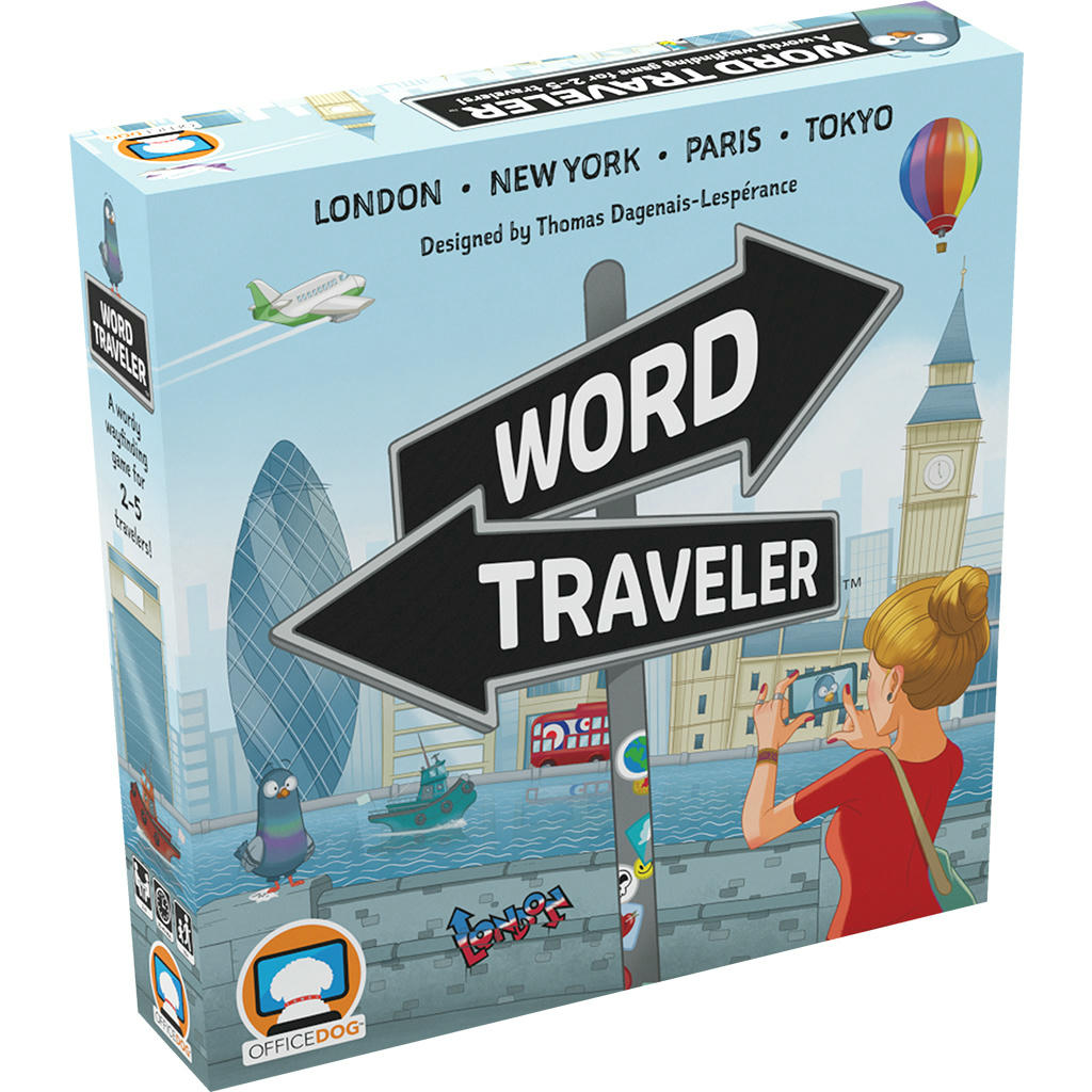 Image of Word Traveler A Wordy Wayfinding Board Game for 2-5 Travelers ASMODOR01EN