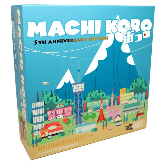 Image of Machi Koro 5th Anniversary Edition Board Game by Pandasaurus Games 