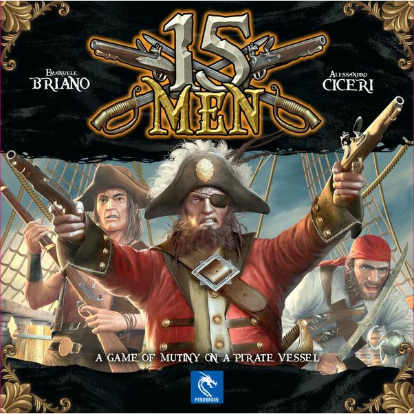 Image of 15 Men Board Game by Pendragon Games ASMPG05 2-5 play, 10+, 45Mins