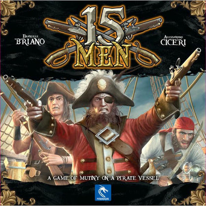 Image of 15 Men Board Game by Pendragon Games ASMPG05 2-5 play, 10+, 45Mins