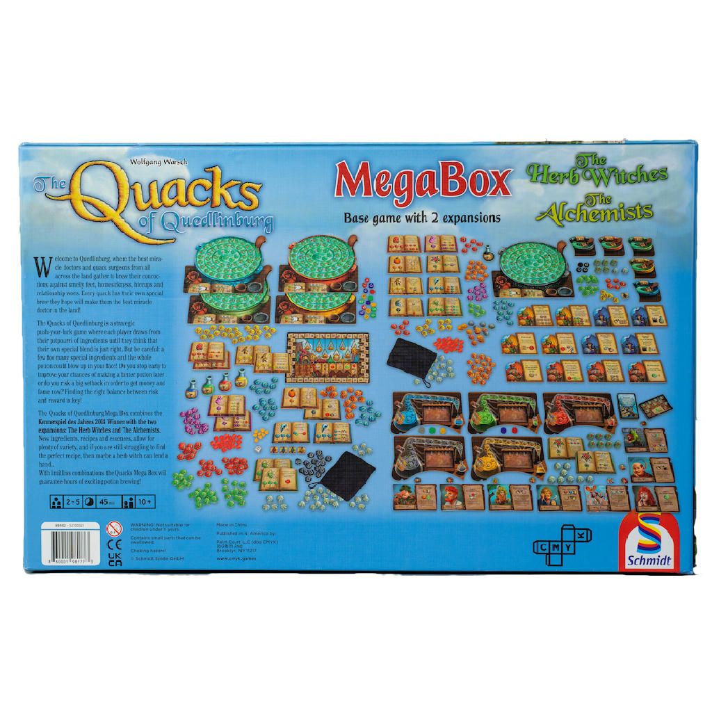 Image of Quacks of Quedlinburg Megabox board game by Asmodee/Schmidt Games ASMQAK03