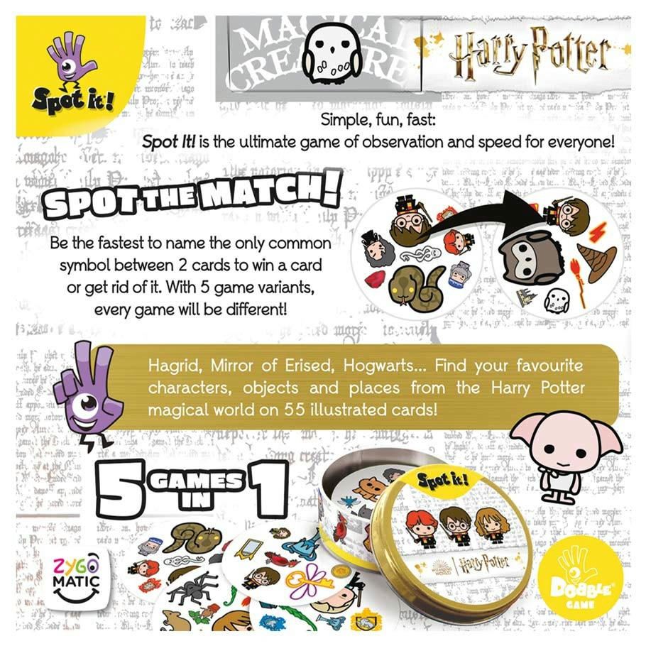 Image of Spot It! Harry Potter Game by Asmodee ASMSP205