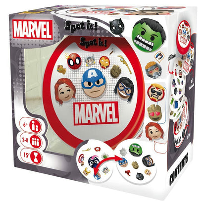 Image of Spot It! Marvel Comics Edition Game by Asmodee ASMSP241