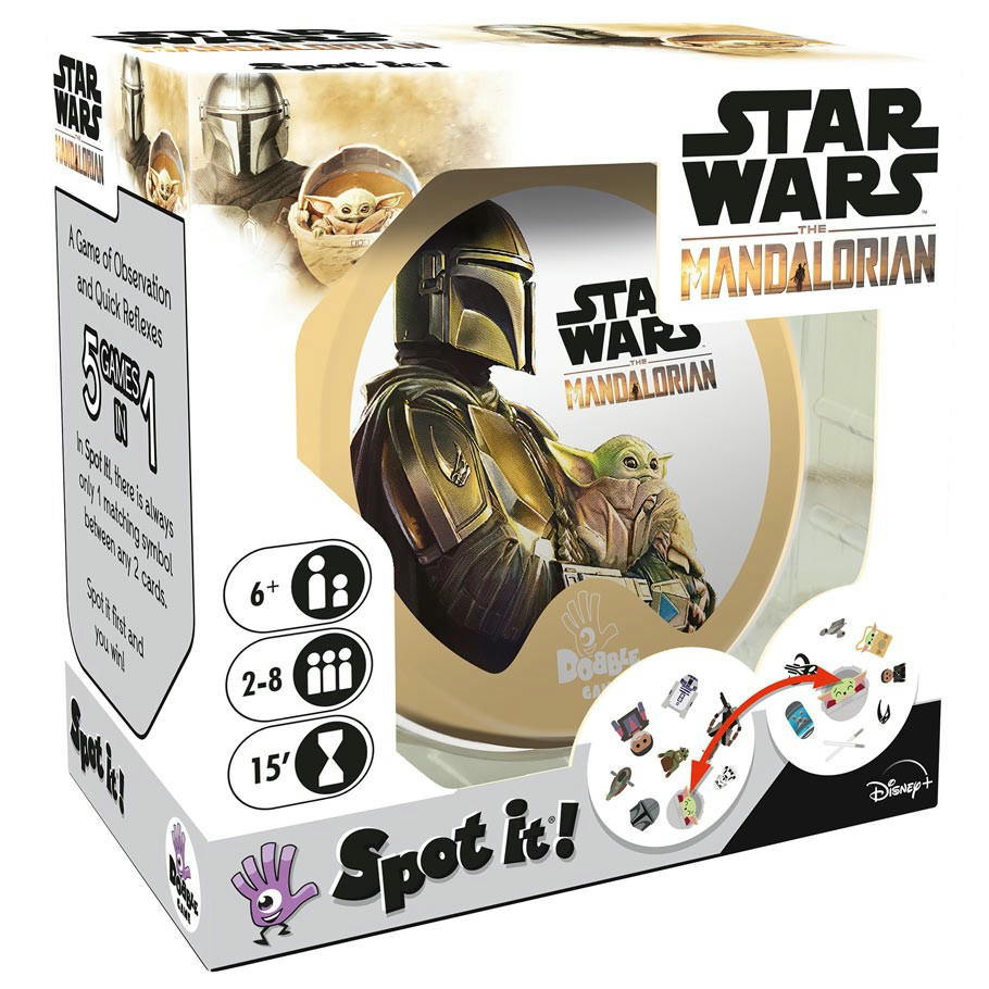 Image of Spot It! Star Wars The Mandalorian Game by Asmodee ASMSP321