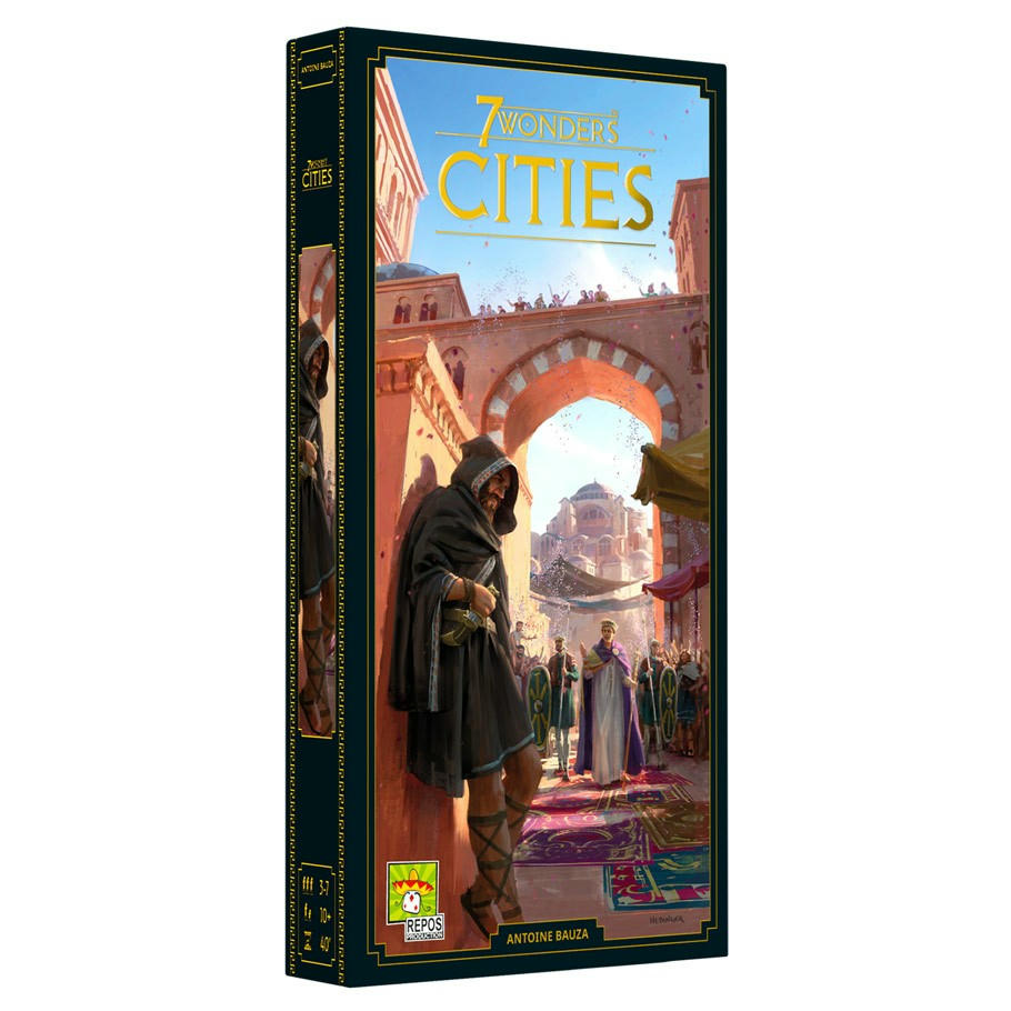 Image of 7 Wonders Board Game: Cities Expansion by Asmodee Games ASMSEV03EN 2020 Edition