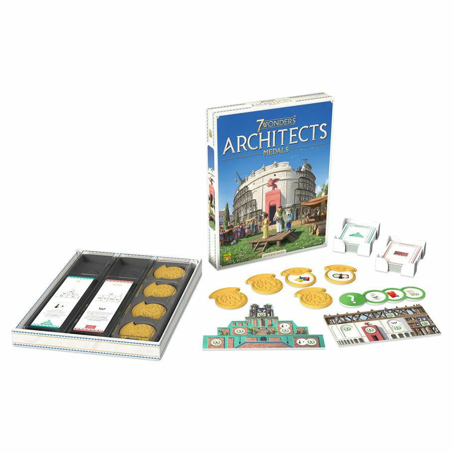 Image of 7 Wonders: Architects Medals Board Game EXPANSION by Repos/Asmodee ASMSVAMED01