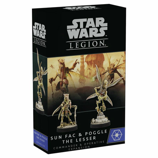 Image of Star Wars Legion Miniatures game Sun Fac & Poggle The Lesser Commander Expansion