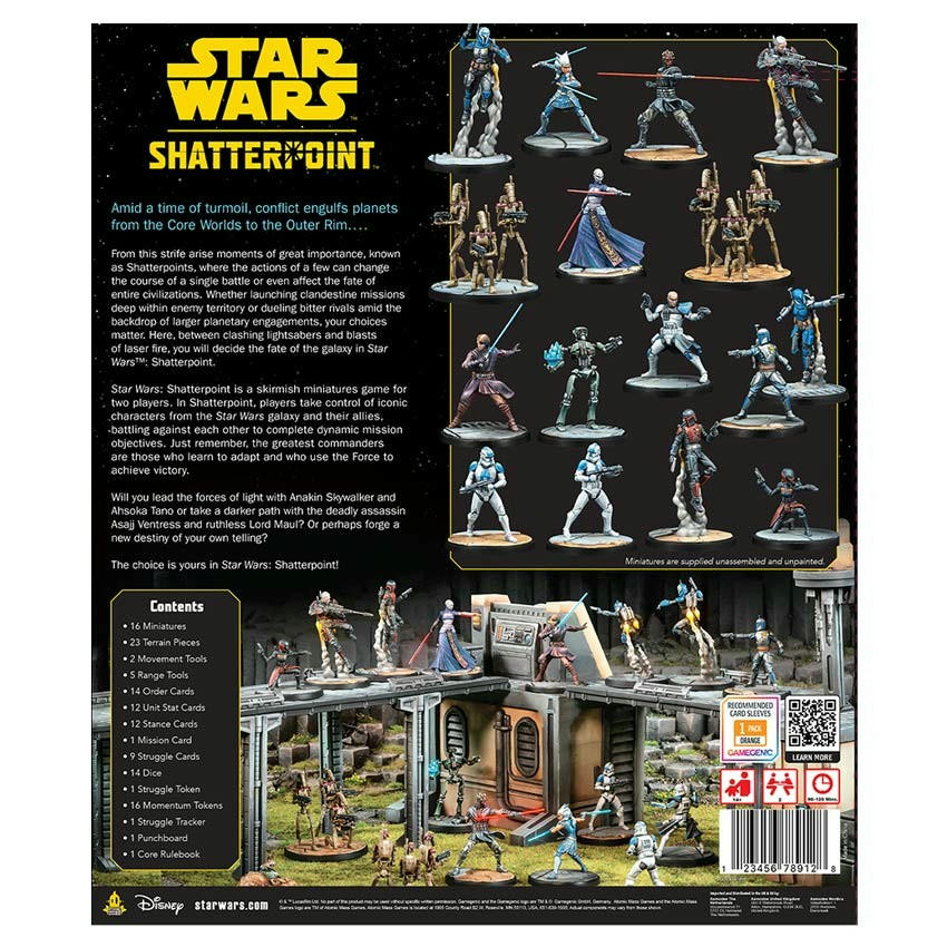 Image of Star Wars Shatterpoint Miniatures game Core Set ASMSWP01EN