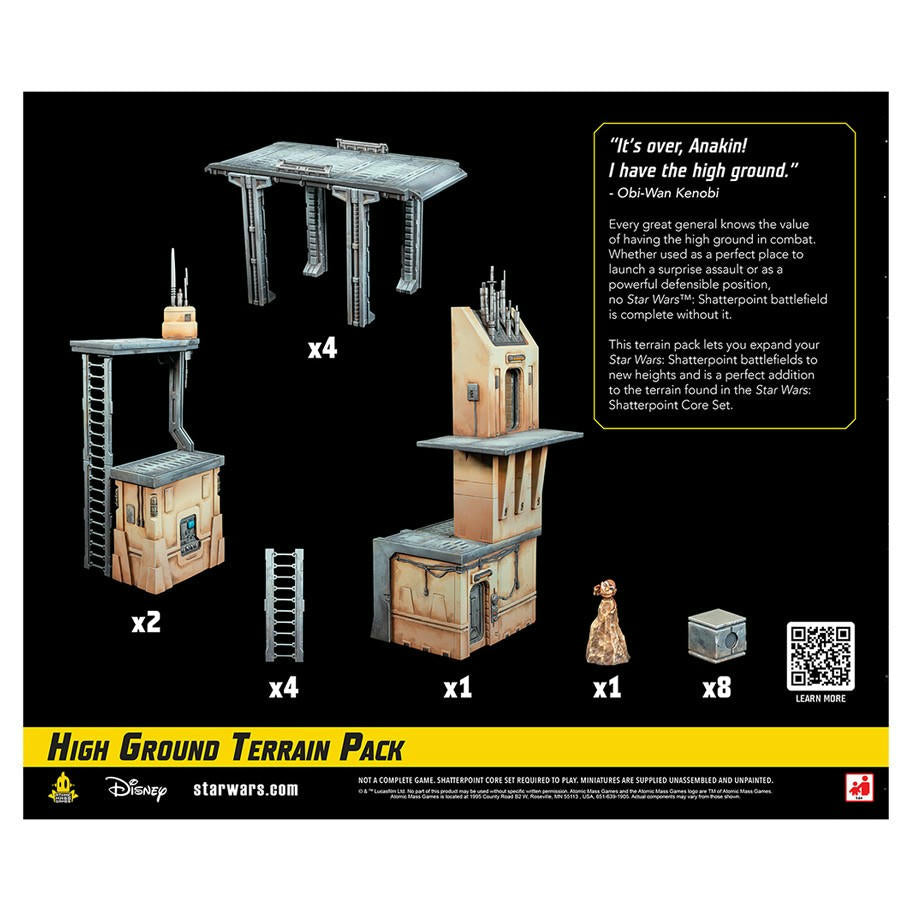 Image of Star Wars Shatterpoint Miniatures game: Higher Ground Terrain Pack ASMSWP02