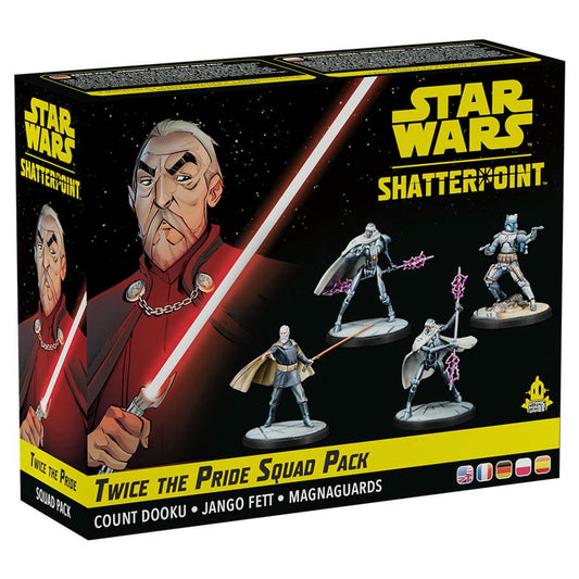 Image of Star Wars Shatterpoint Miniatures game: Count Dooku Twice the Pride Squad Pack