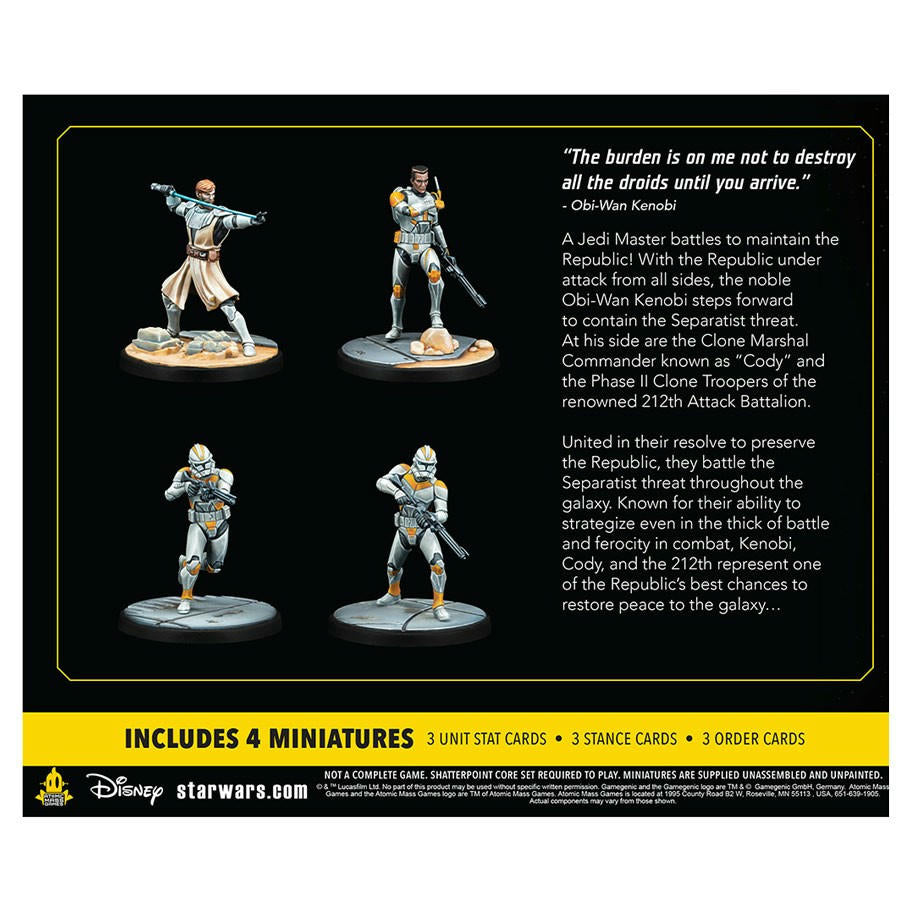 Image of Star Wars Shatterpoint Miniatures game: Obi-Wan Hello There Squad Pack