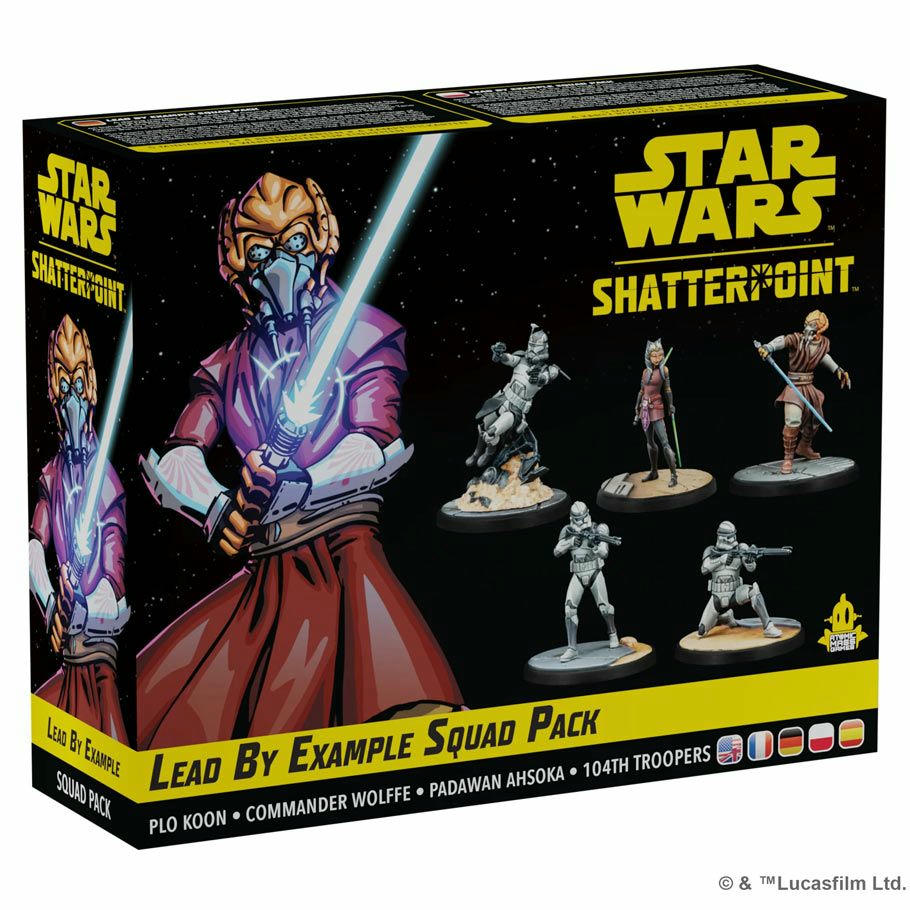 Image of Star Wars Shatterpoint Miniatures game: Lead by Example Squad Pack SWP11