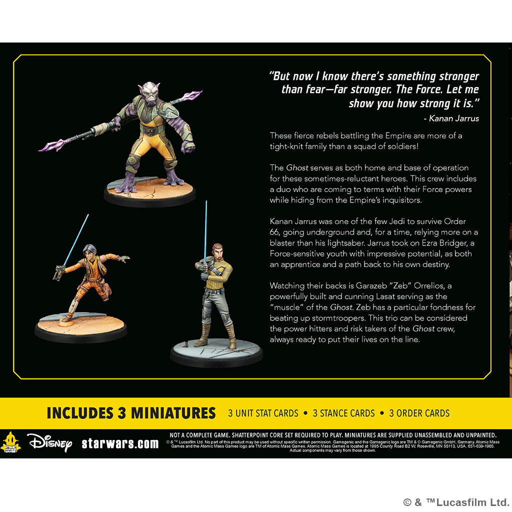 Image of Star Wars Shatterpoint Miniatures game: Stronger Than Fear Squad Pack