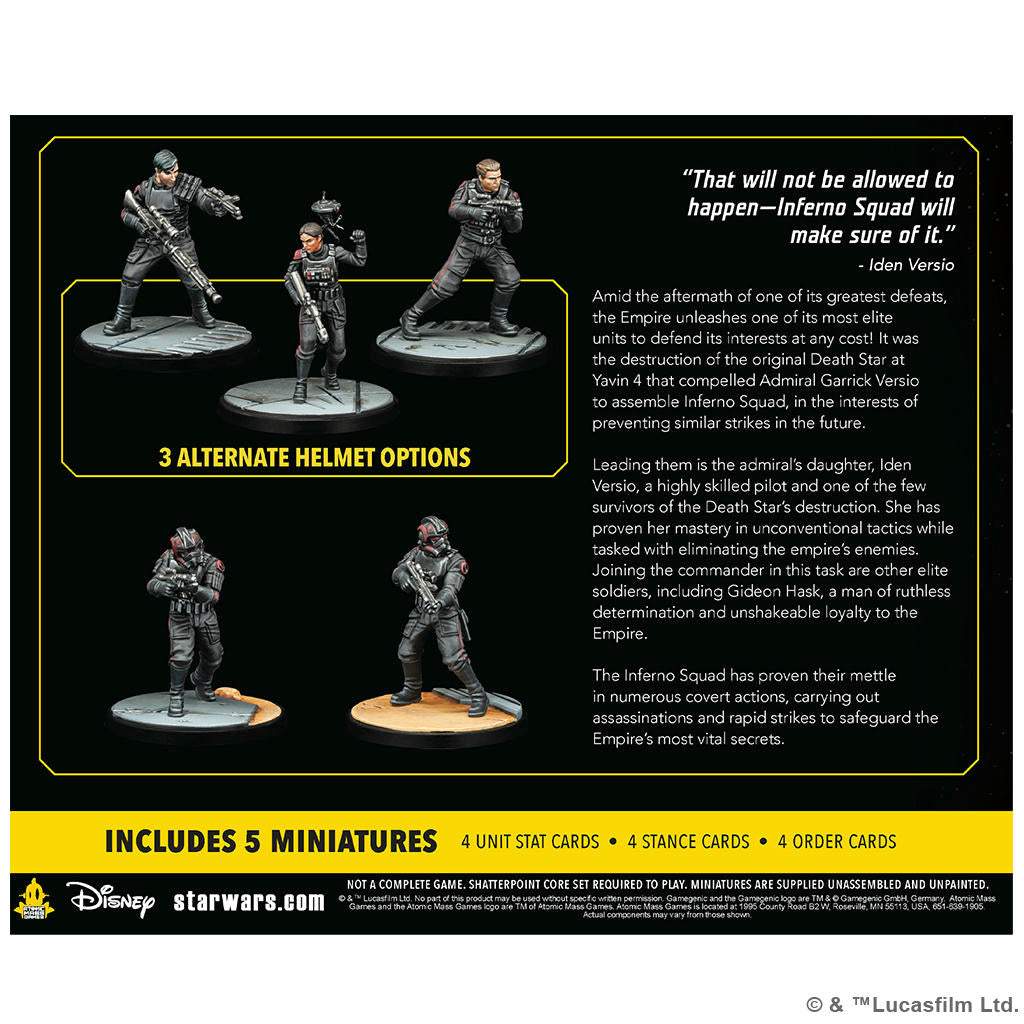 Image of Star Wars Shatterpoint Miniatures game: Today the Rebellion Dies Squad Pack