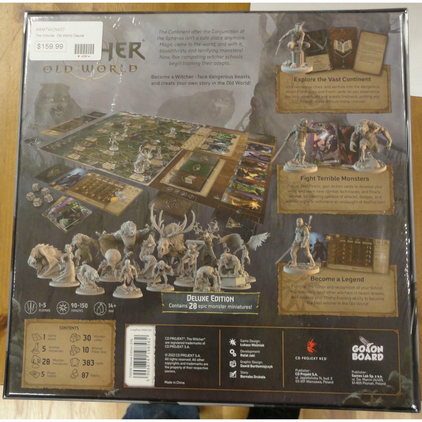 Image of The Witcher Old World Deluxe Edition Board Game by Asmodee ASMTWOW07