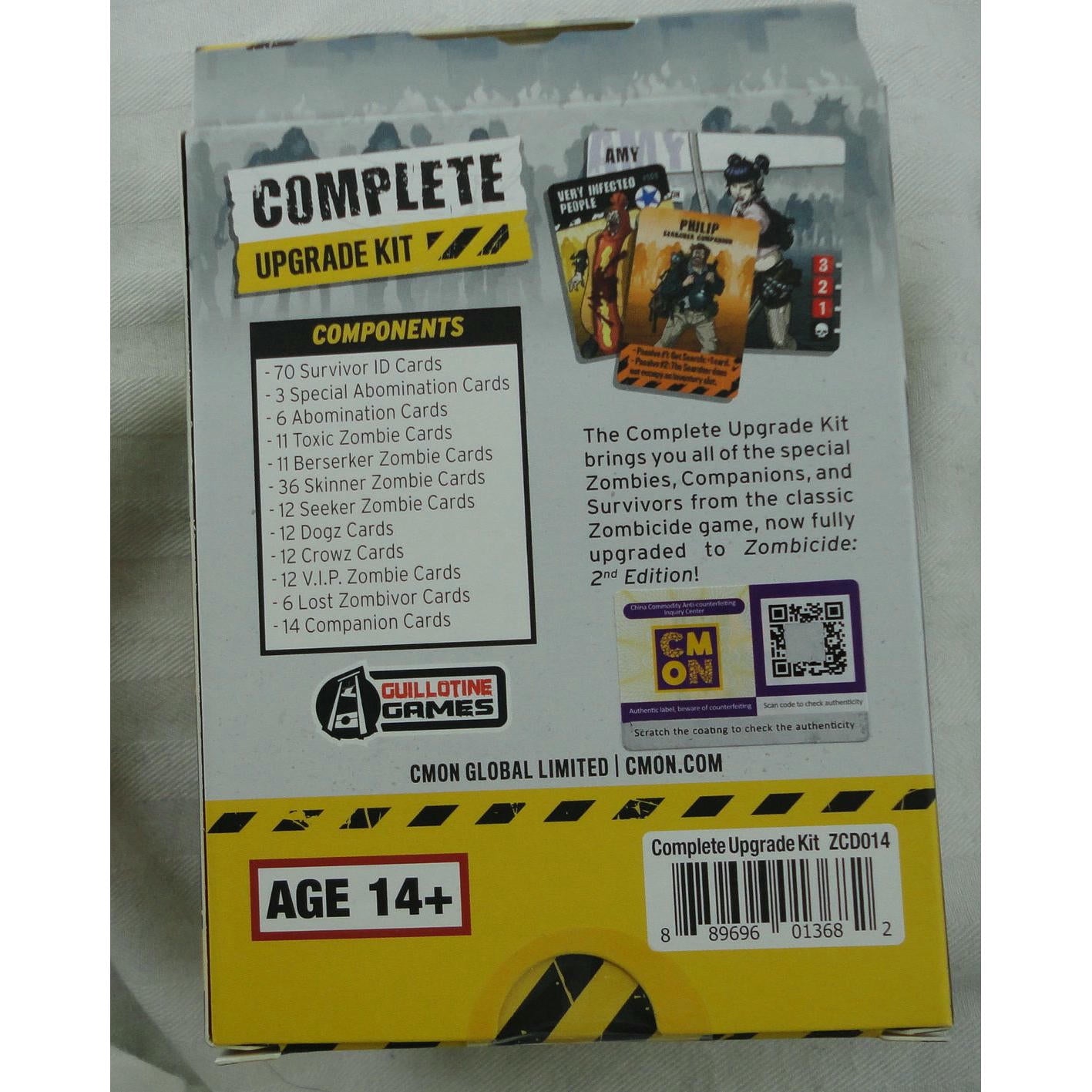 Image of Zombicide 1st Edition to 2nd Complete Upgrade Kit CMON ASMZCD014 Zombiecide