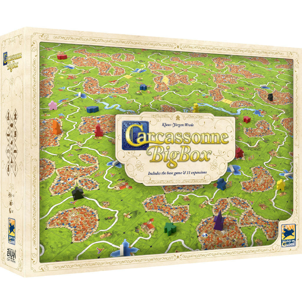 Image of Carcassonne 2022 Big Box Edition Board Game ASMZH010