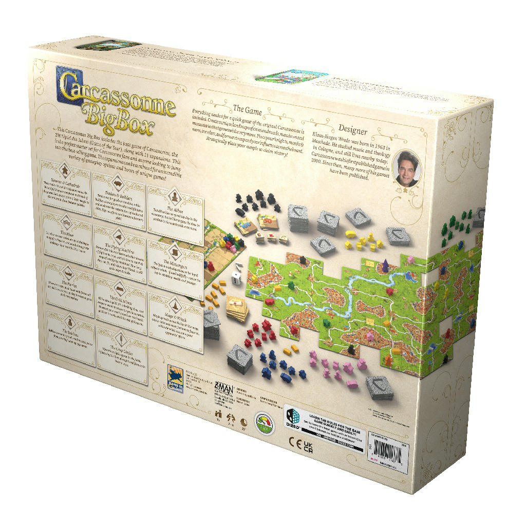 Image of Carcassonne 2022 Big Box Edition Board Game ASMZH010