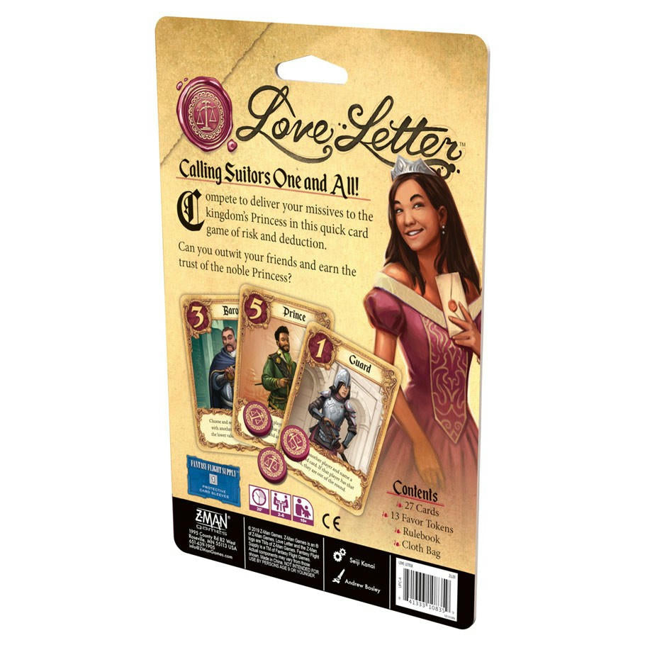 Image of Love Letter Game (Bag Edition) by Asmodee ASMZLL01