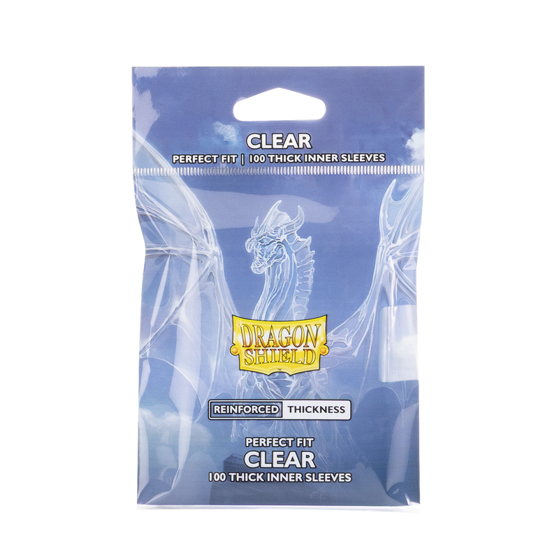 Dragon Shield Perfect Fit: Thick Clear Slvs(100)