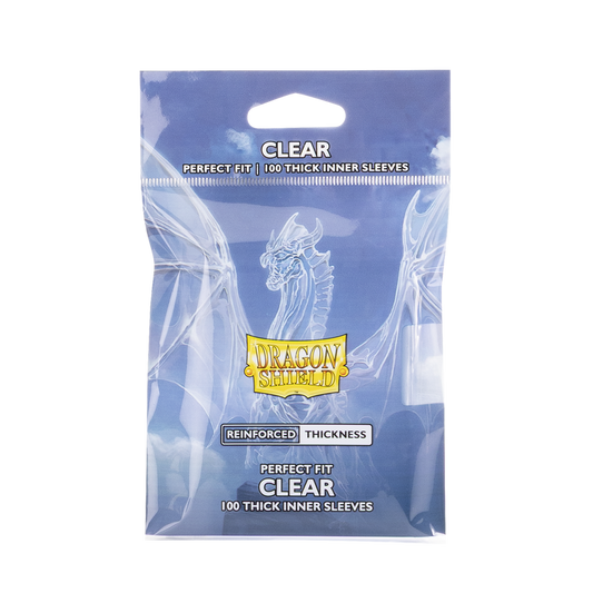 Dragon Shield Perfect Fit: Thick Clear Slvs(100)