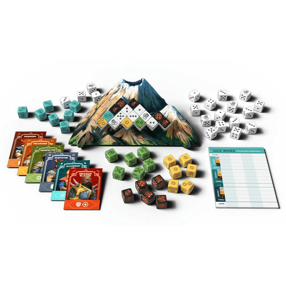 Image of Dice Miner board Game by Atlas Games Game ATGAG1480 1-4 play, 20+ mins, 10+