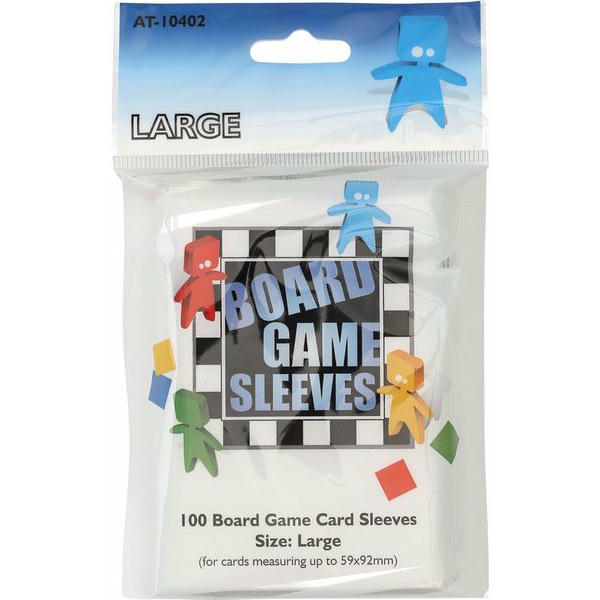 Image of Large Board Game Sleeves 59mm x 92mm (100) (DISPLAY 10)