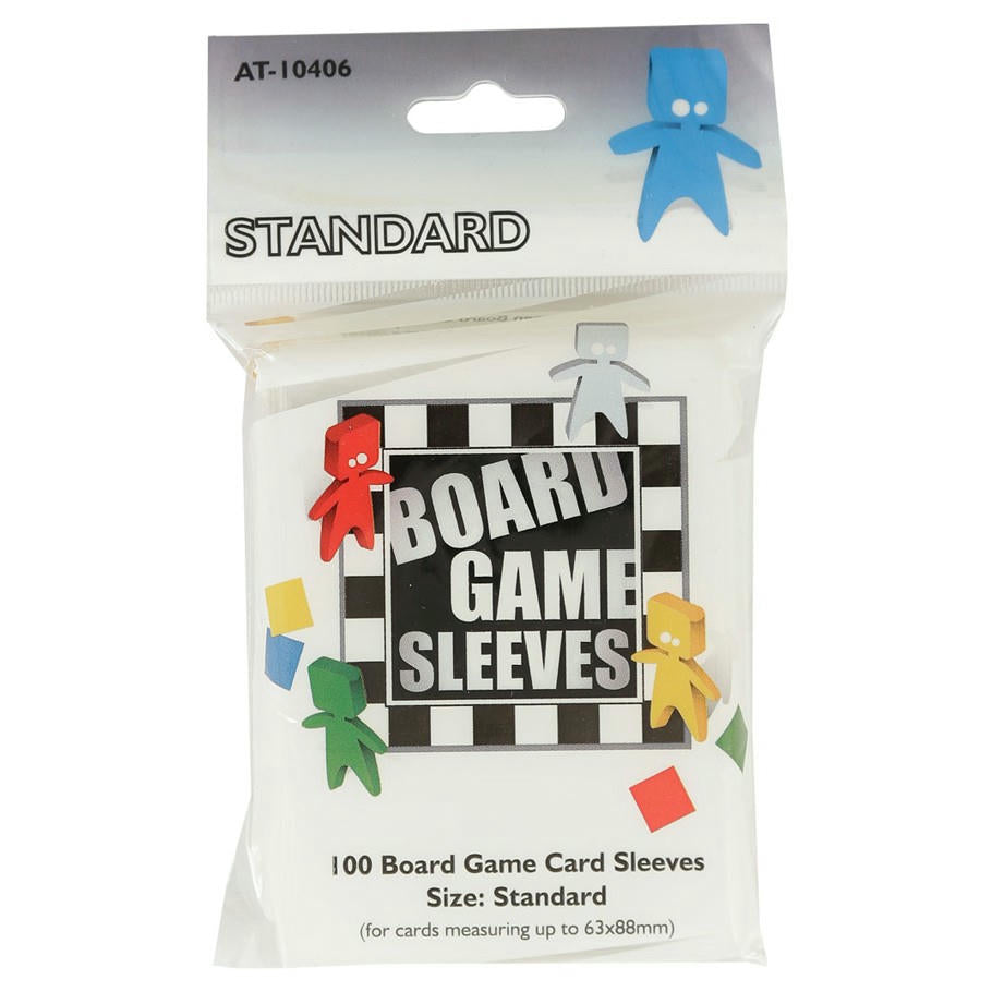 Image of 100pcs Standard Clear Board Game Card Sleeves 63x88mm by Arcane Tinman ATM10406